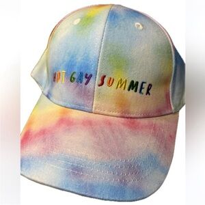NWT Colorful Tie-Dye Gay Summer Strapback Trucker Hat